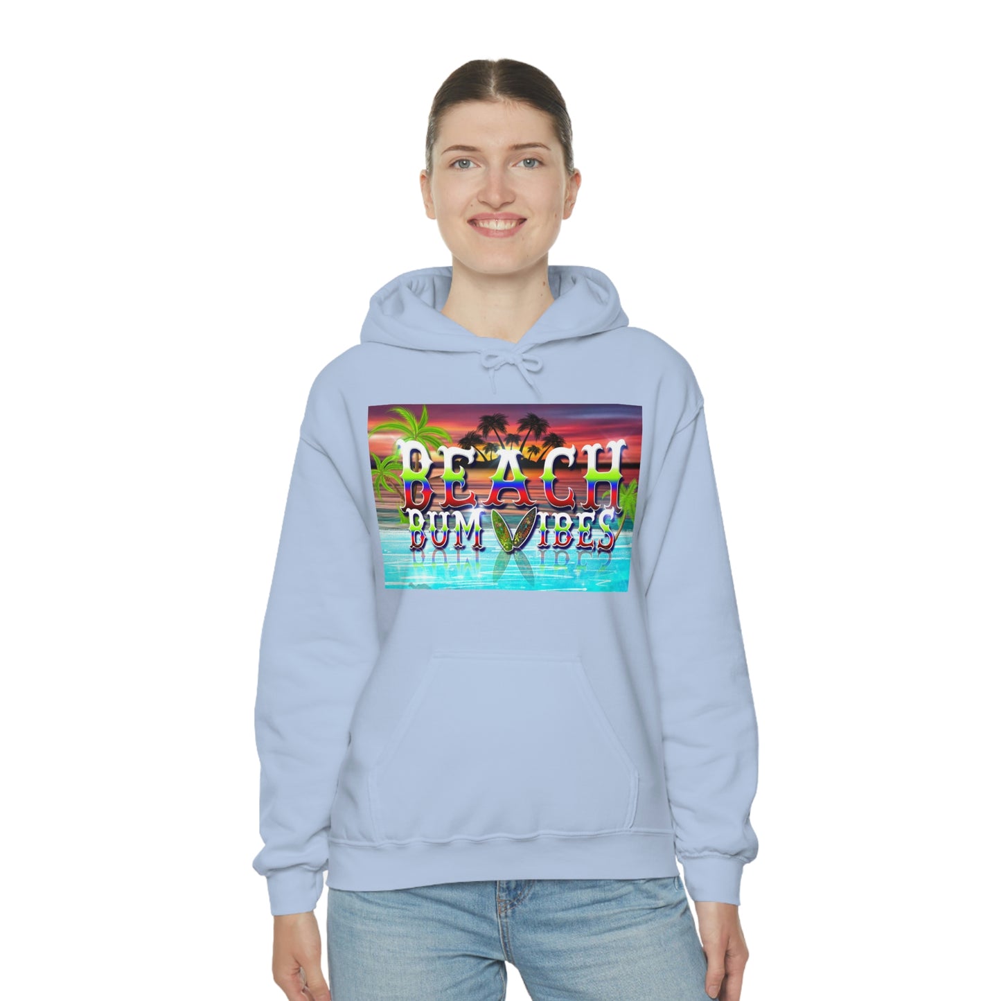 Unisex Heavy Blend™ Hooded Sweatshirt Beach Bum Vibes Edition