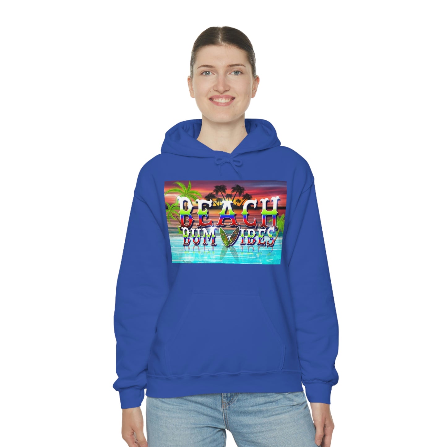 Unisex Heavy Blend™ Hooded Sweatshirt Beach Bum Vibes Edition