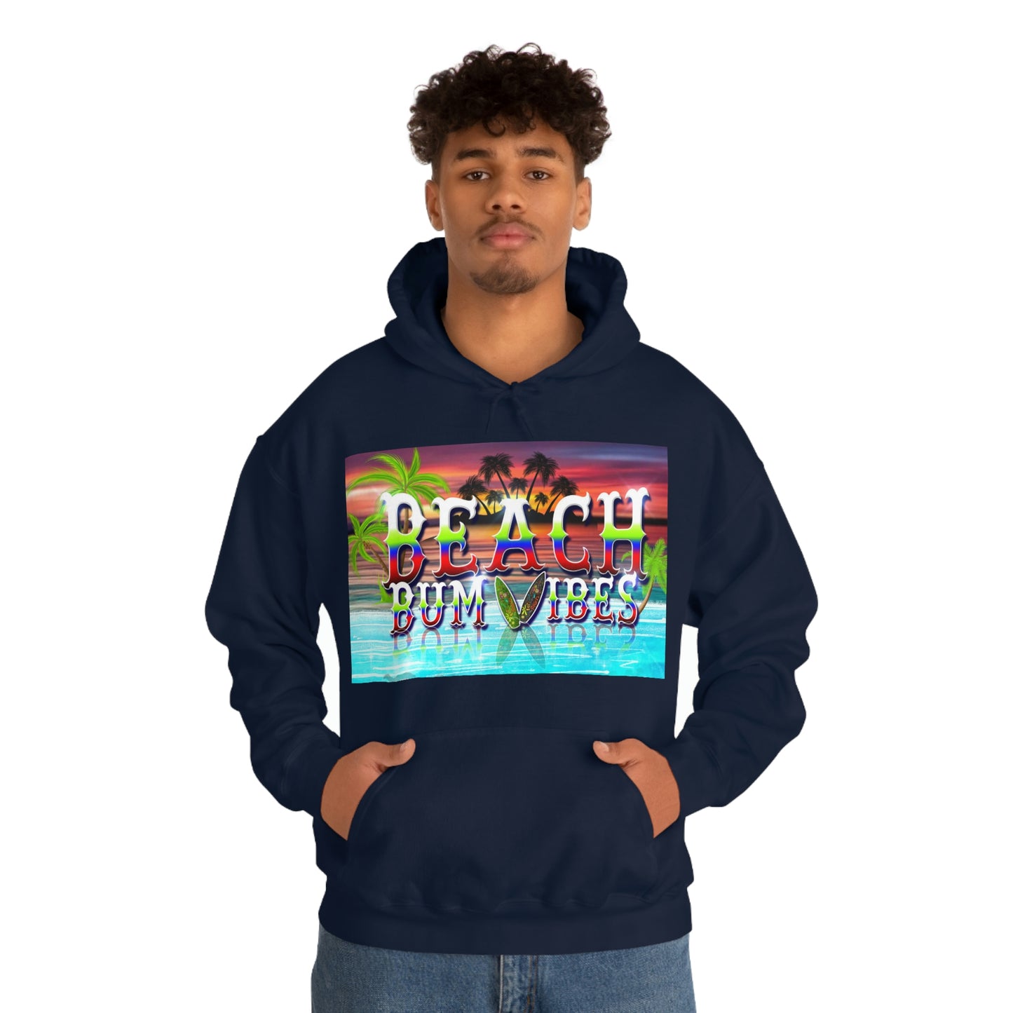 Unisex Heavy Blend™ Hooded Sweatshirt Beach Bum Vibes Edition
