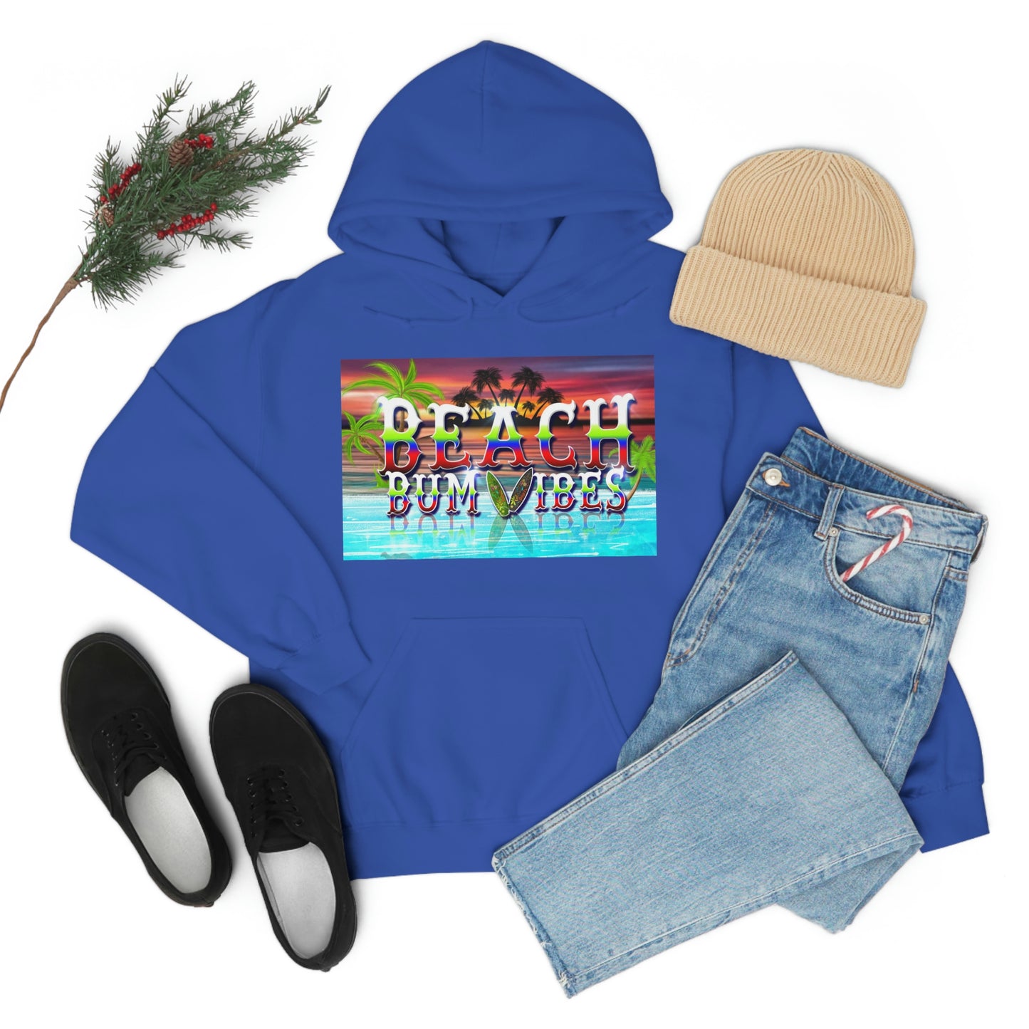Unisex Heavy Blend™ Hooded Sweatshirt Beach Bum Vibes Edition