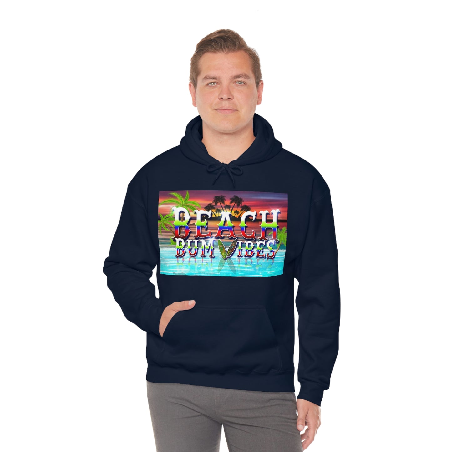 Unisex Heavy Blend™ Hooded Sweatshirt Beach Bum Vibes Edition