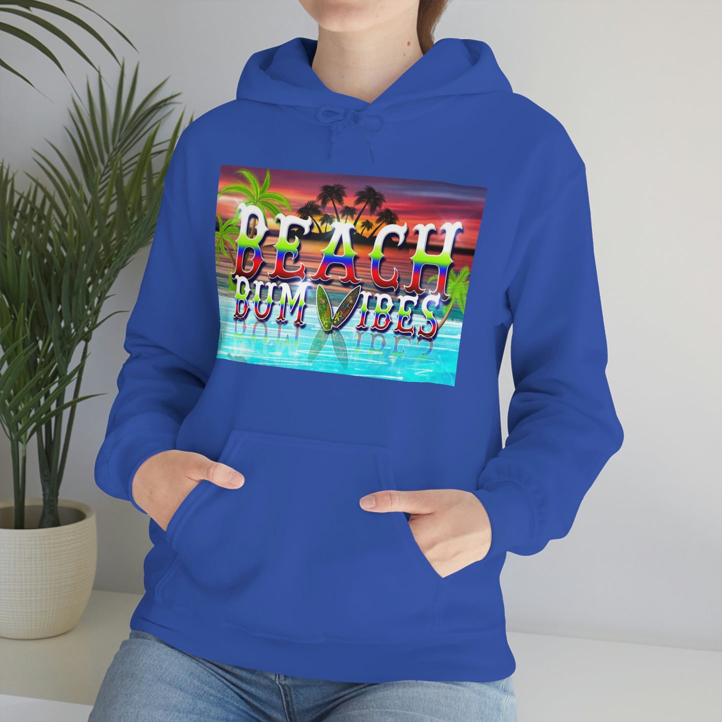Unisex Heavy Blend™ Hooded Sweatshirt Beach Bum Vibes Edition