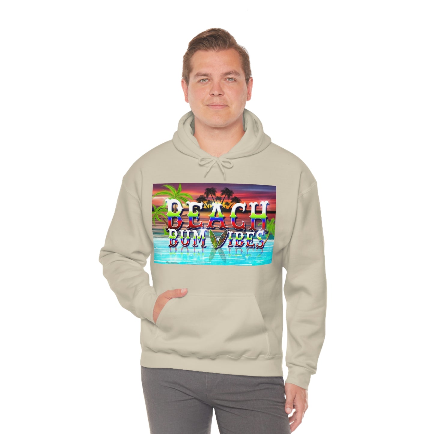 Unisex Heavy Blend™ Hooded Sweatshirt Beach Bum Vibes Edition