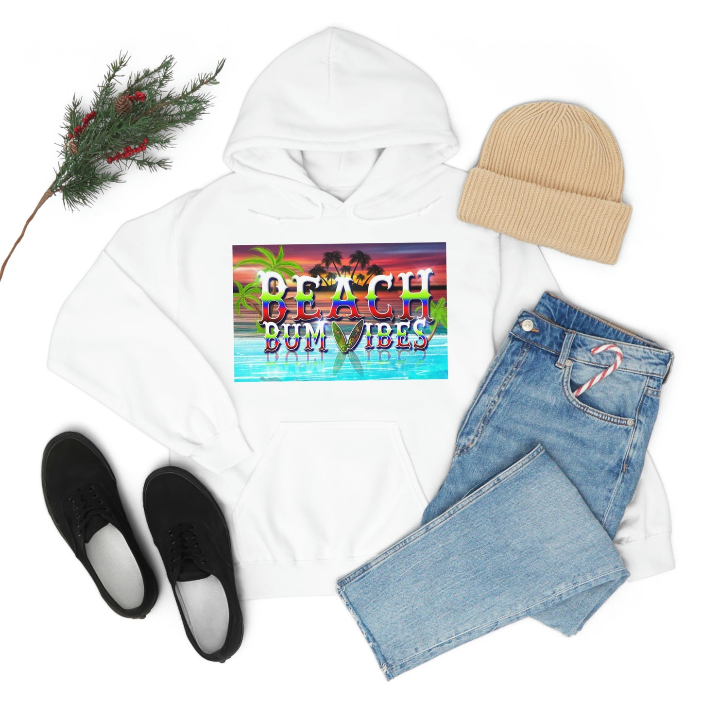 Unisex Heavy Blend™ Hooded Sweatshirt Beach Bum Vibes Edition
