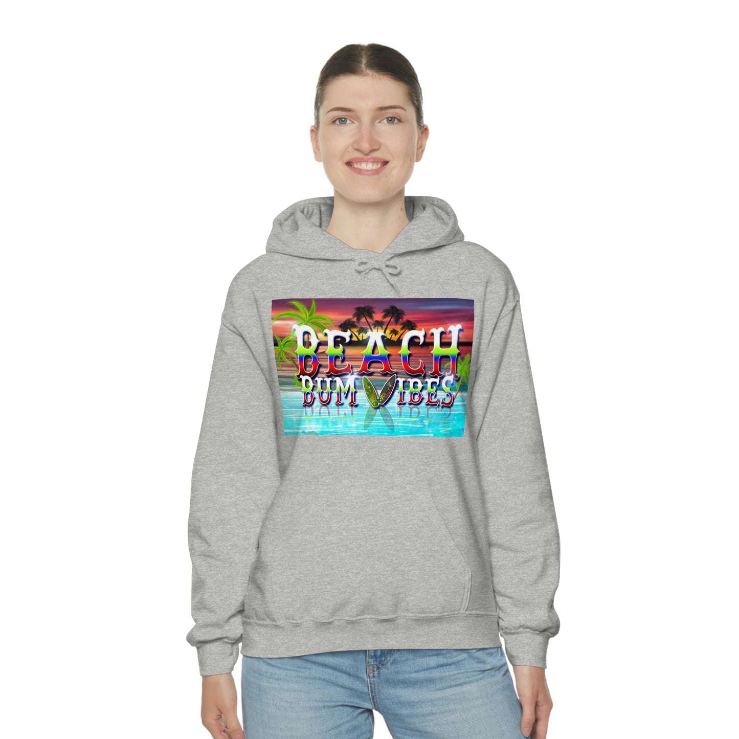 Unisex Heavy Blend™ Hooded Sweatshirt Beach Bum Vibes Edition
