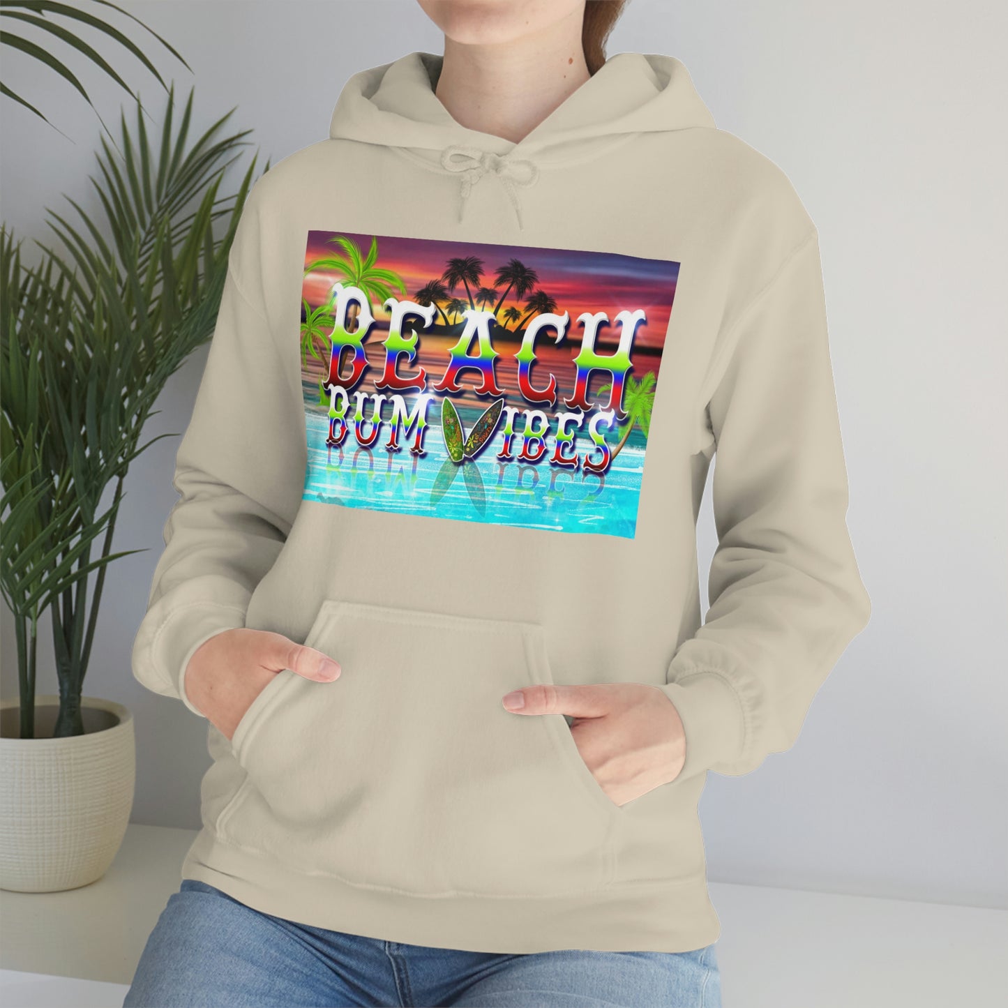Unisex Heavy Blend™ Hooded Sweatshirt Beach Bum Vibes Edition