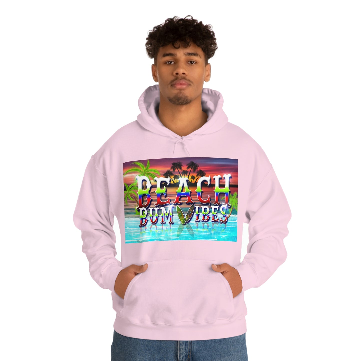 Unisex Heavy Blend™ Hooded Sweatshirt Beach Bum Vibes Edition