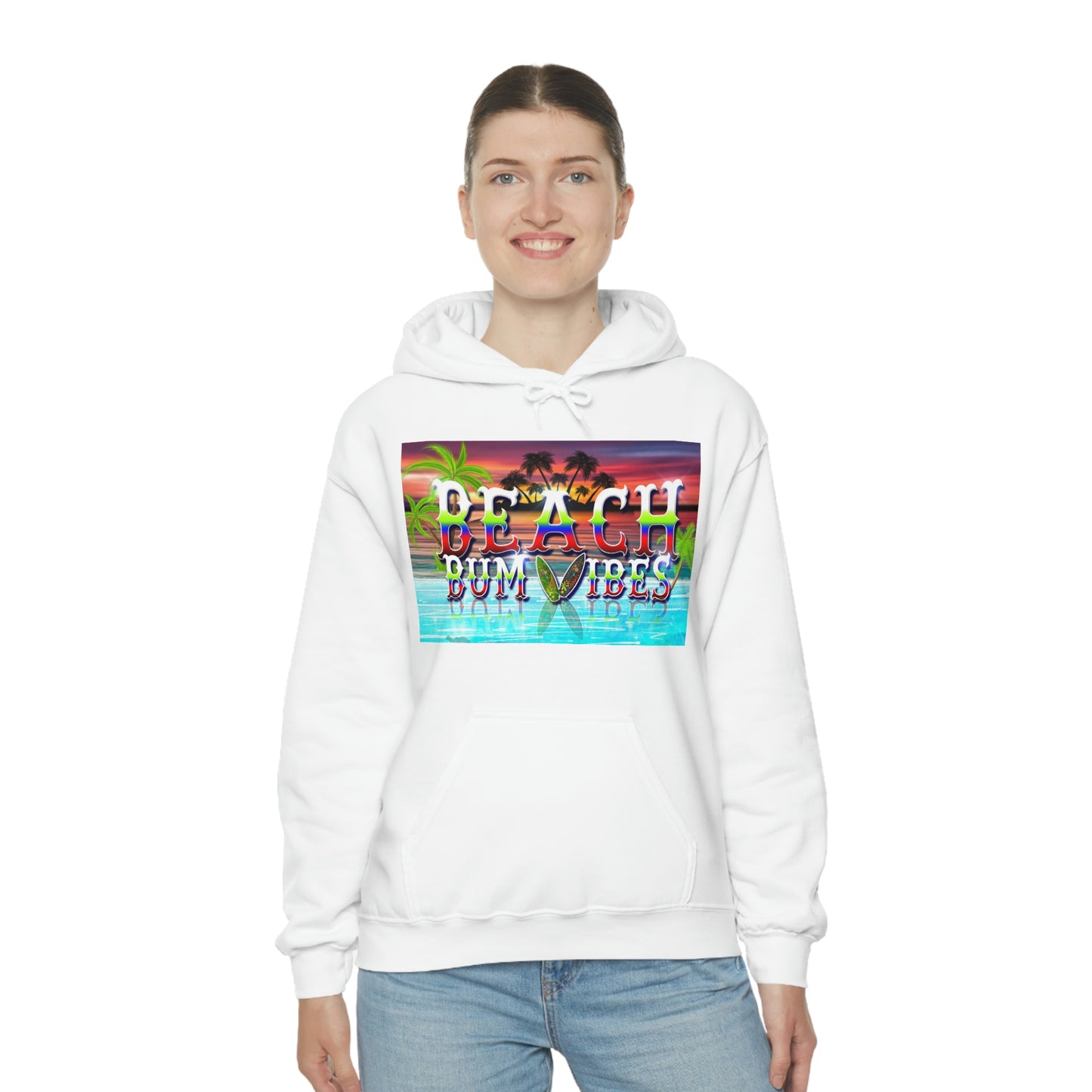 Unisex Heavy Blend™ Hooded Sweatshirt Beach Bum Vibes Edition