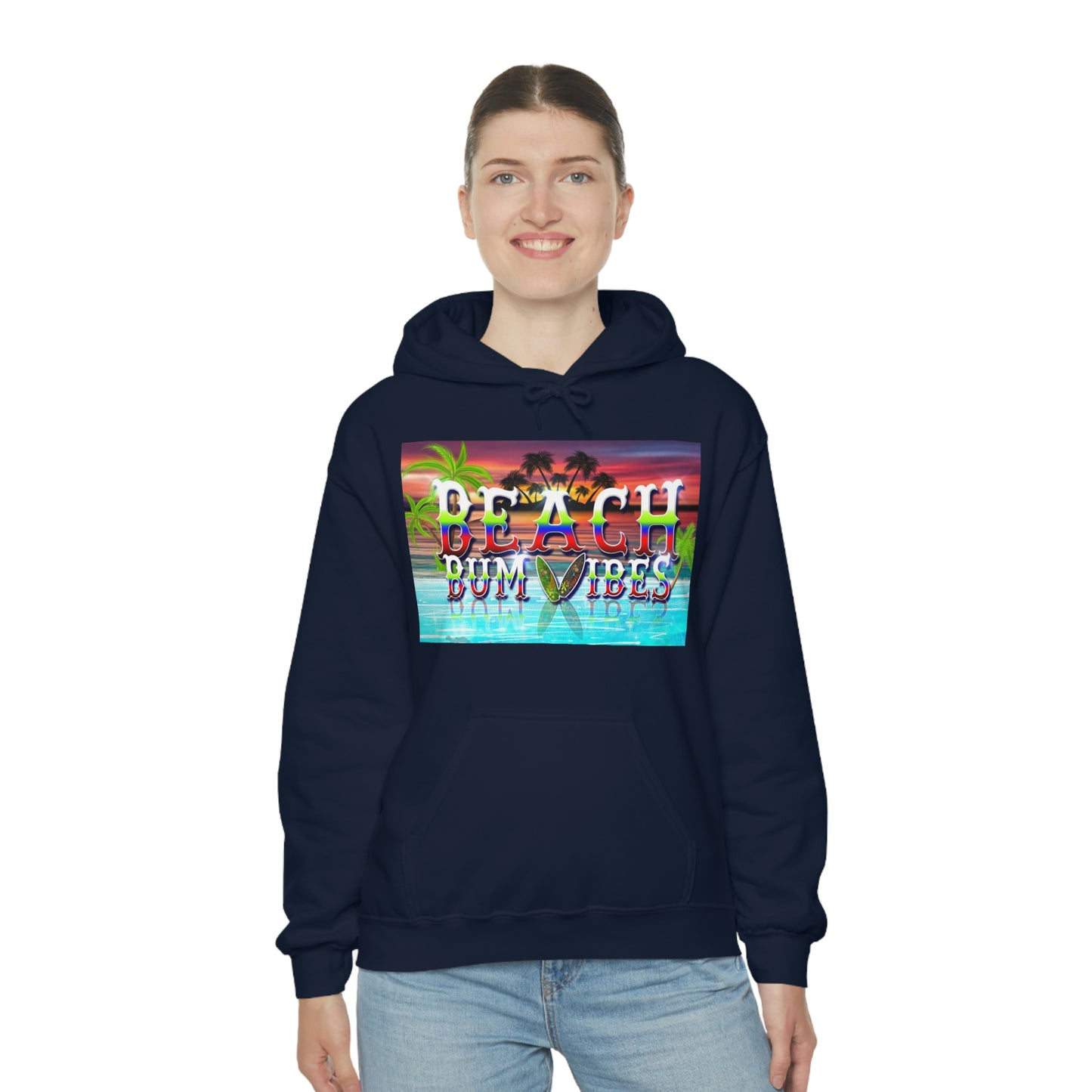 Unisex Heavy Blend™ Hooded Sweatshirt Beach Bum Vibes Edition