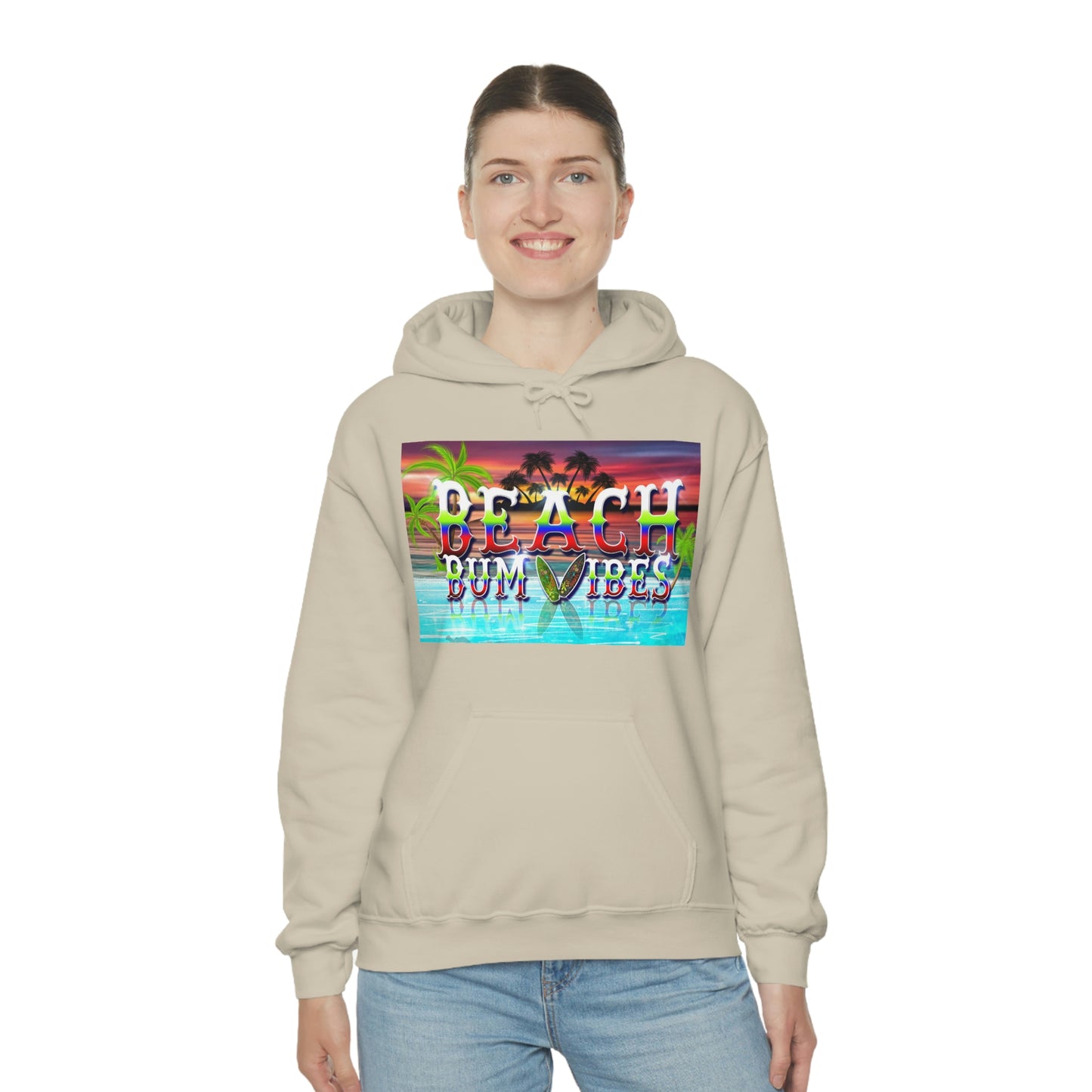 Unisex Heavy Blend™ Hooded Sweatshirt Beach Bum Vibes Edition