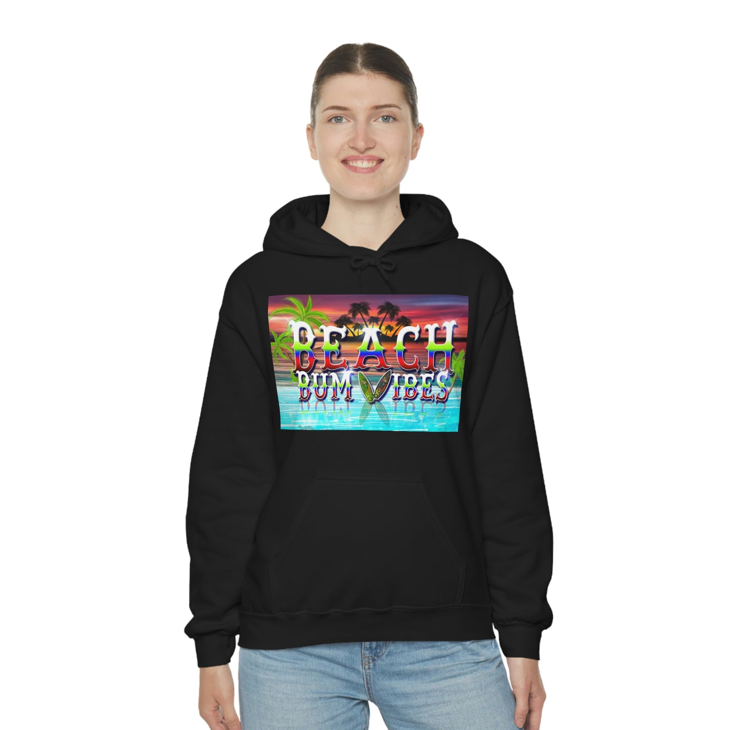 Unisex Heavy Blend™ Hooded Sweatshirt Beach Bum Vibes Edition