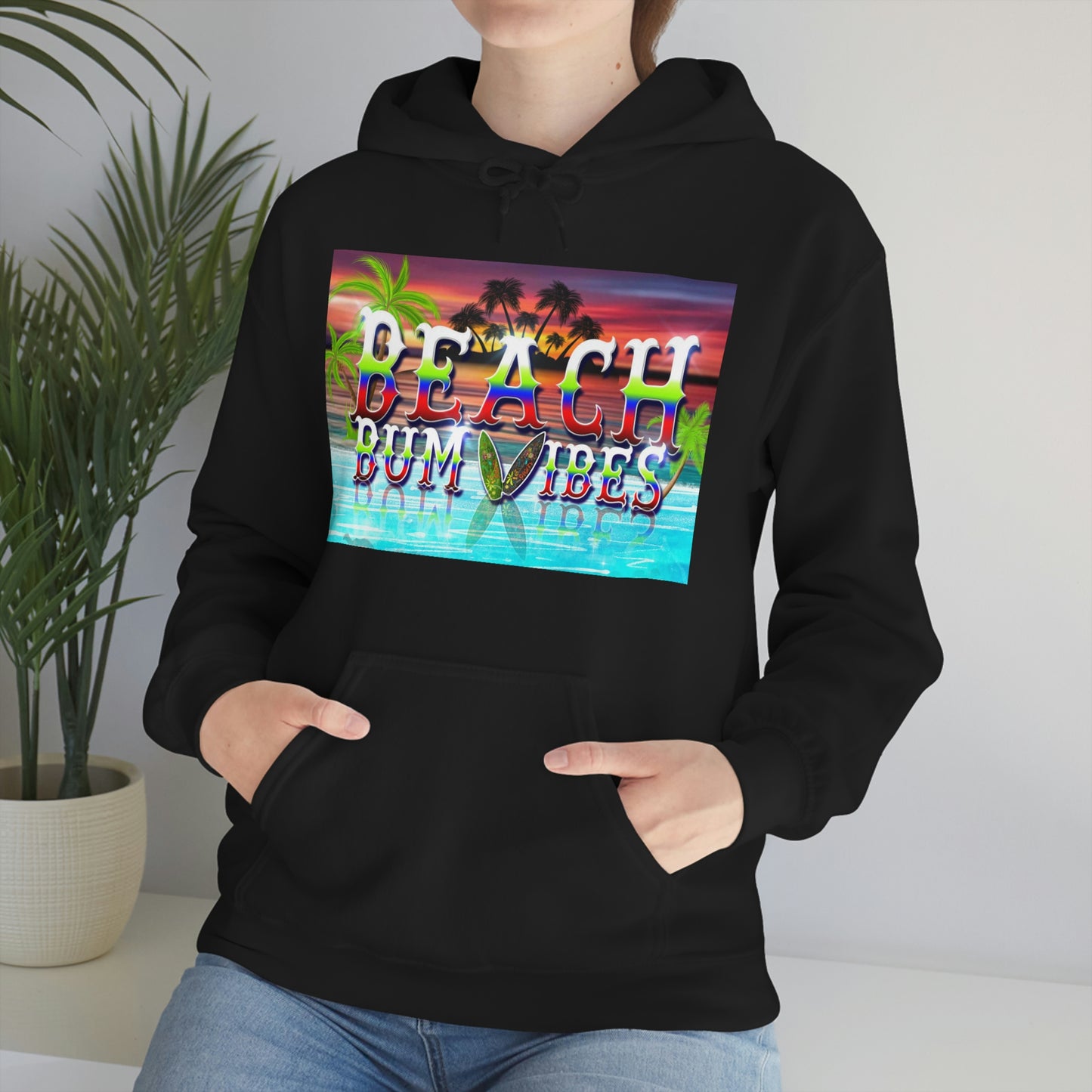Unisex Heavy Blend™ Hooded Sweatshirt Beach Bum Vibes Edition