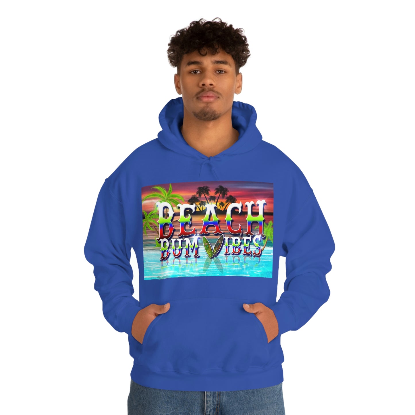 Unisex Heavy Blend™ Hooded Sweatshirt Beach Bum Vibes Edition