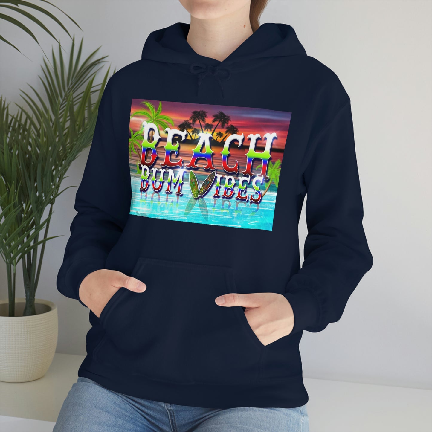 Unisex Heavy Blend™ Hooded Sweatshirt Beach Bum Vibes Edition