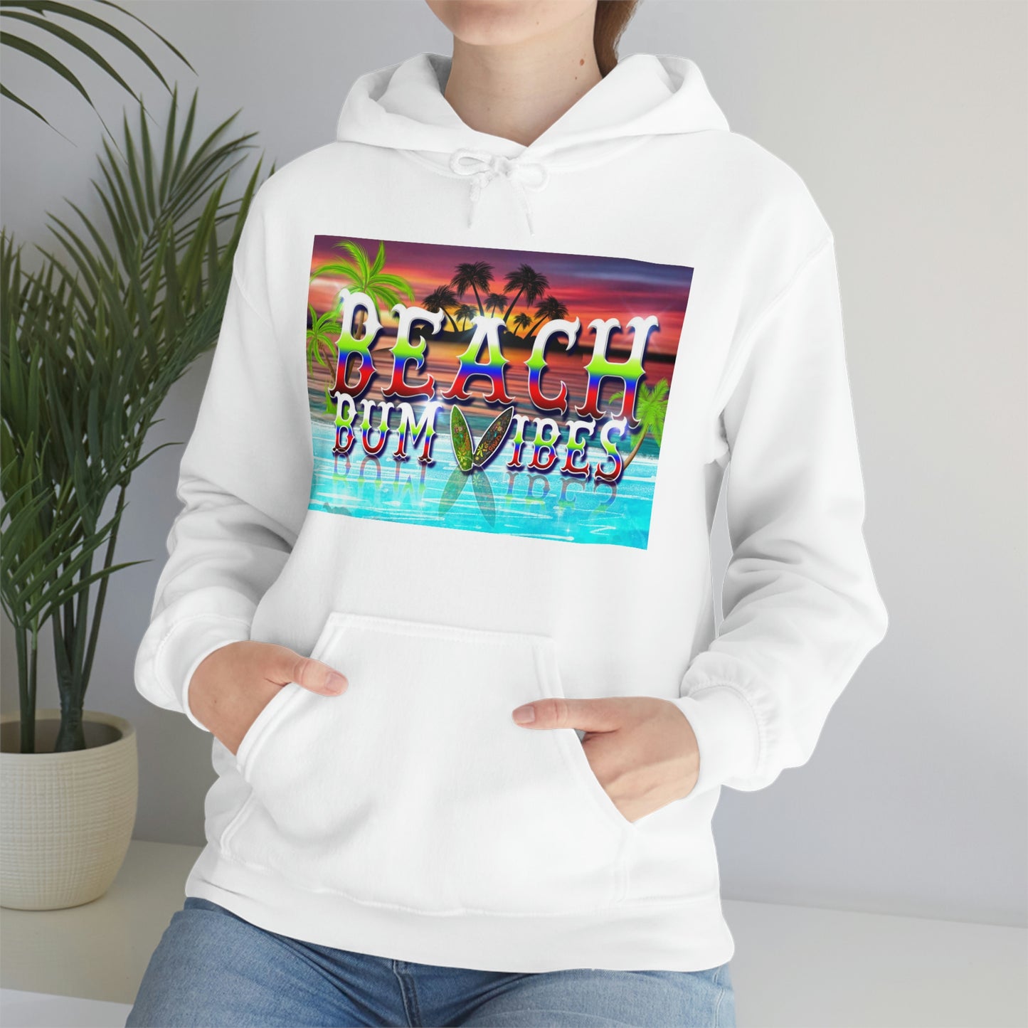 Unisex Heavy Blend™ Hooded Sweatshirt Beach Bum Vibes Edition