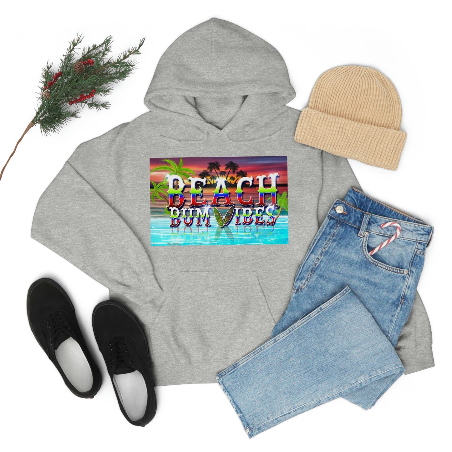 Unisex Heavy Blend™ Hooded Sweatshirt Beach Bum Vibes Edition