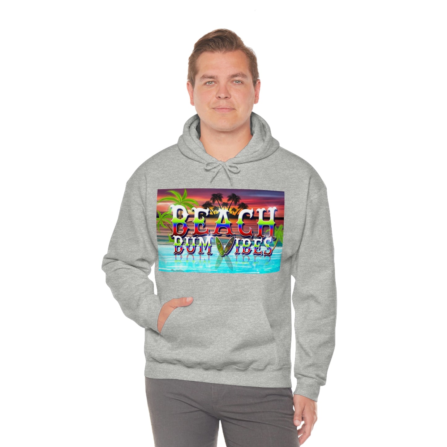 Unisex Heavy Blend™ Hooded Sweatshirt Beach Bum Vibes Edition