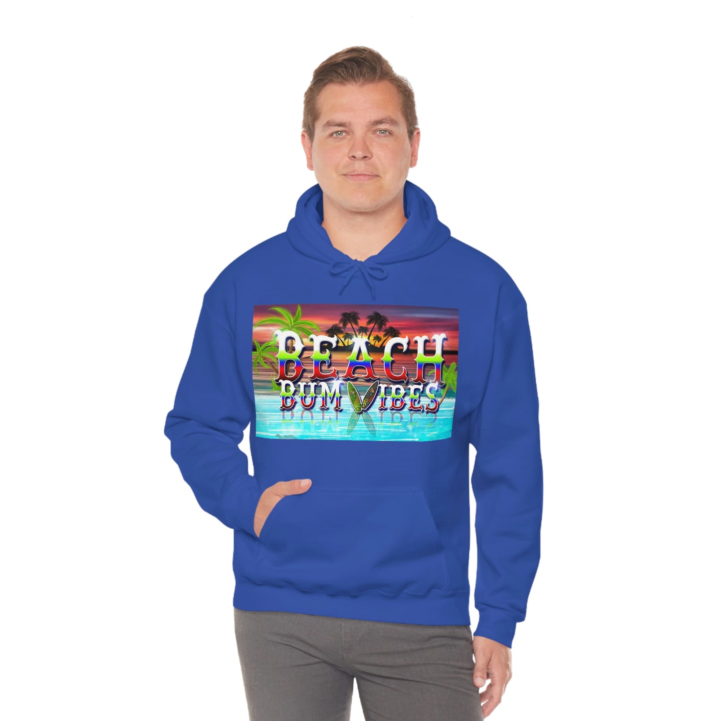 Unisex Heavy Blend™ Hooded Sweatshirt Beach Bum Vibes Edition