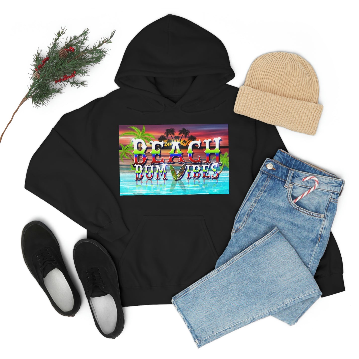 Unisex Heavy Blend™ Hooded Sweatshirt Beach Bum Vibes Edition