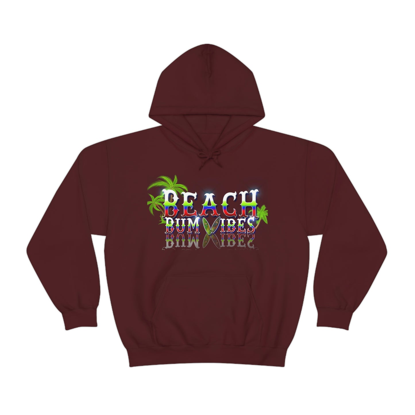 Unisex Heavy Blend™ Hooded Sweatshirt Beach Bum Vibes All Year Long