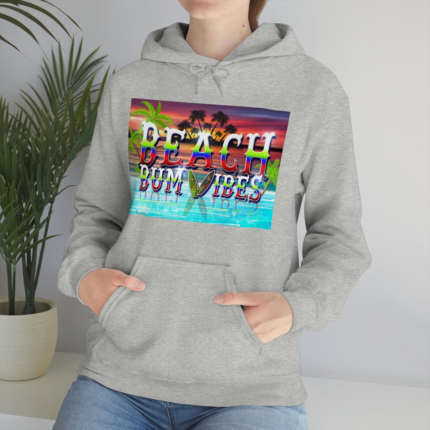 Unisex Heavy Blend™ Hooded Sweatshirt Beach Bum Vibes Edition
