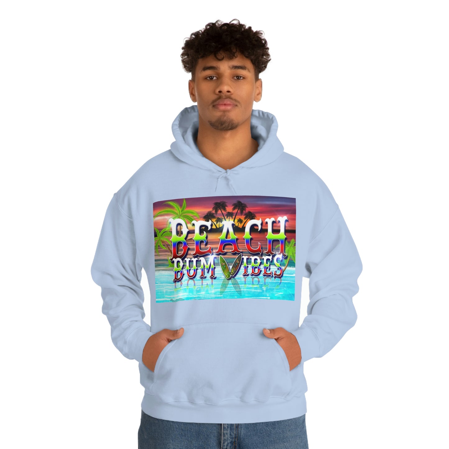 Unisex Heavy Blend™ Hooded Sweatshirt Beach Bum Vibes Edition