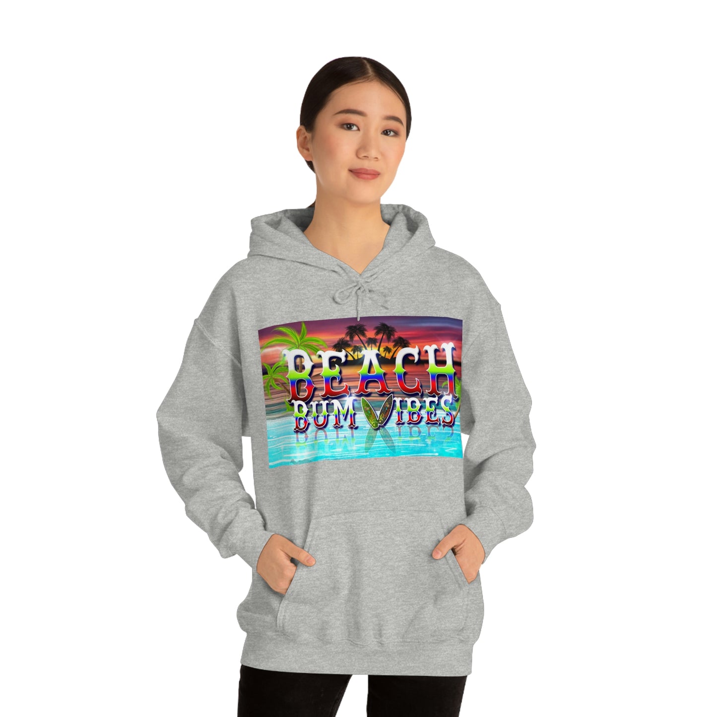 Unisex Heavy Blend™ Hooded Sweatshirt Beach Bum Vibes Edition