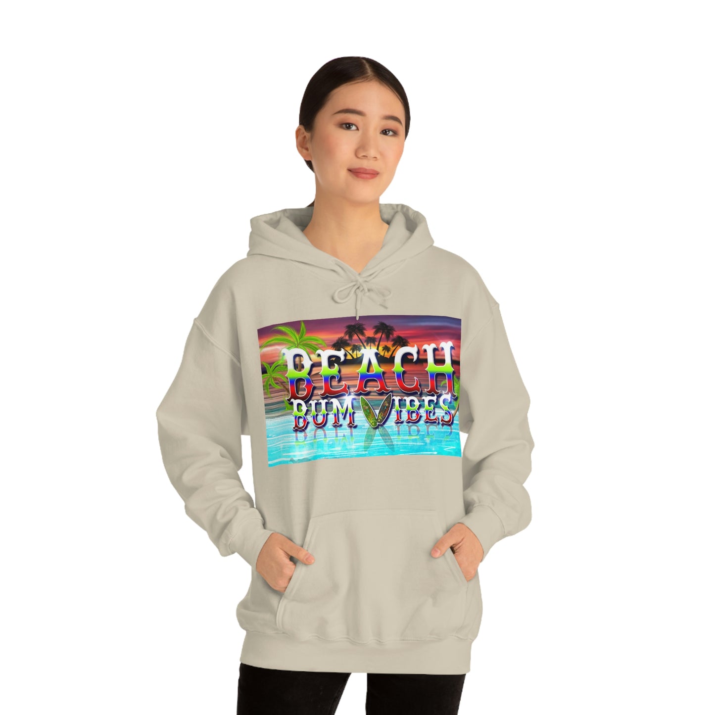 Unisex Heavy Blend™ Hooded Sweatshirt Beach Bum Vibes Edition