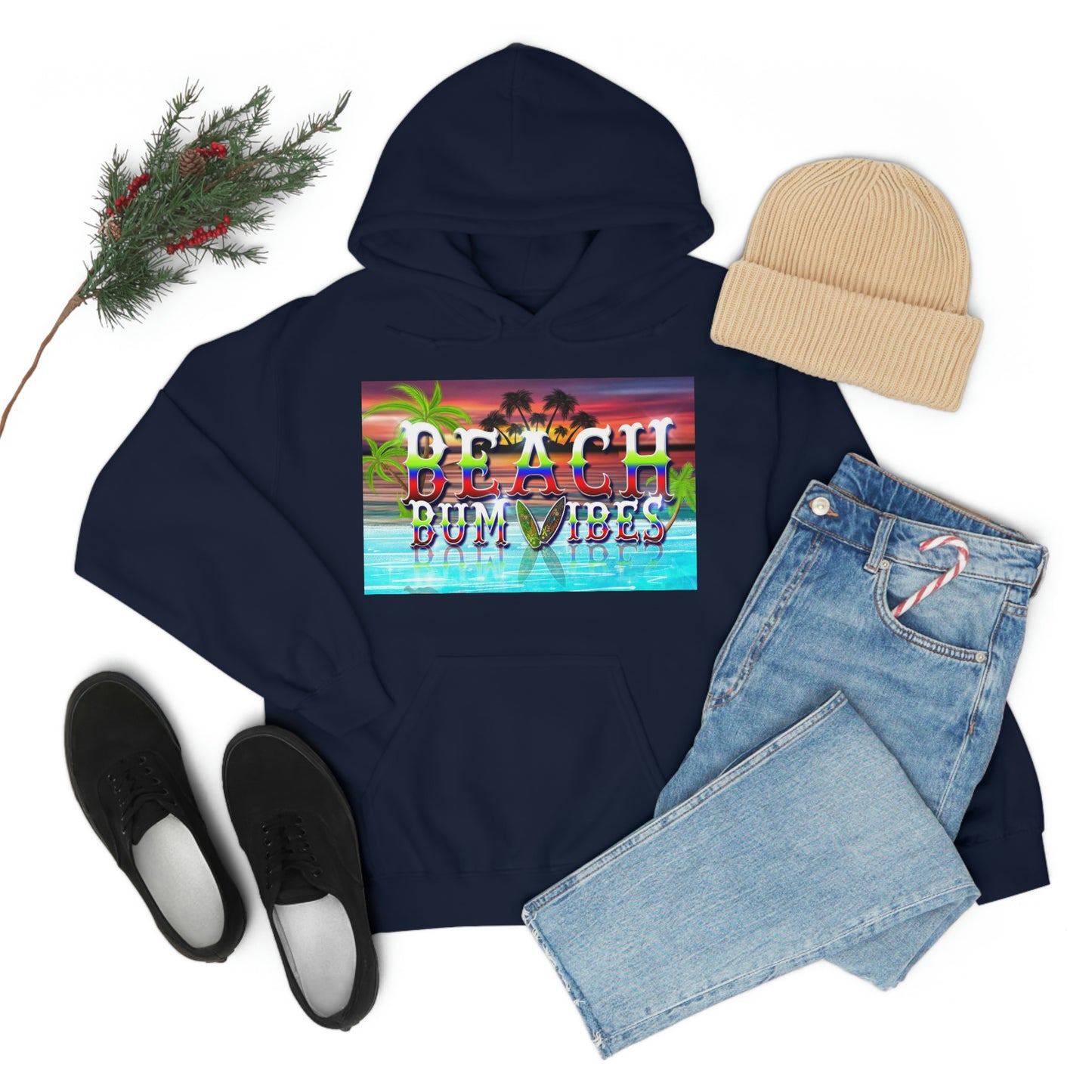 Unisex Heavy Blend™ Hooded Sweatshirt Beach Bum Vibes Edition