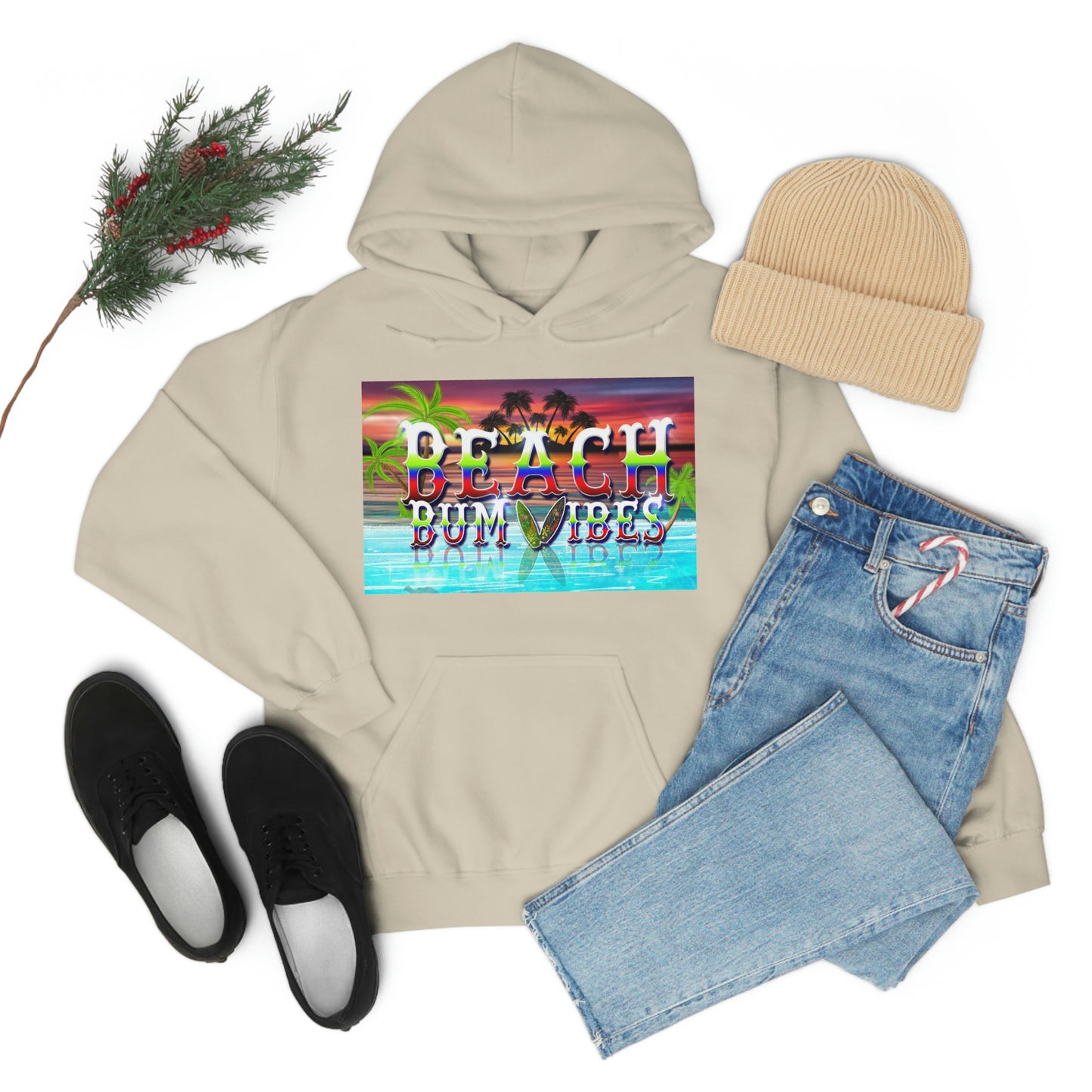 Unisex Heavy Blend™ Hooded Sweatshirt Beach Bum Vibes Edition