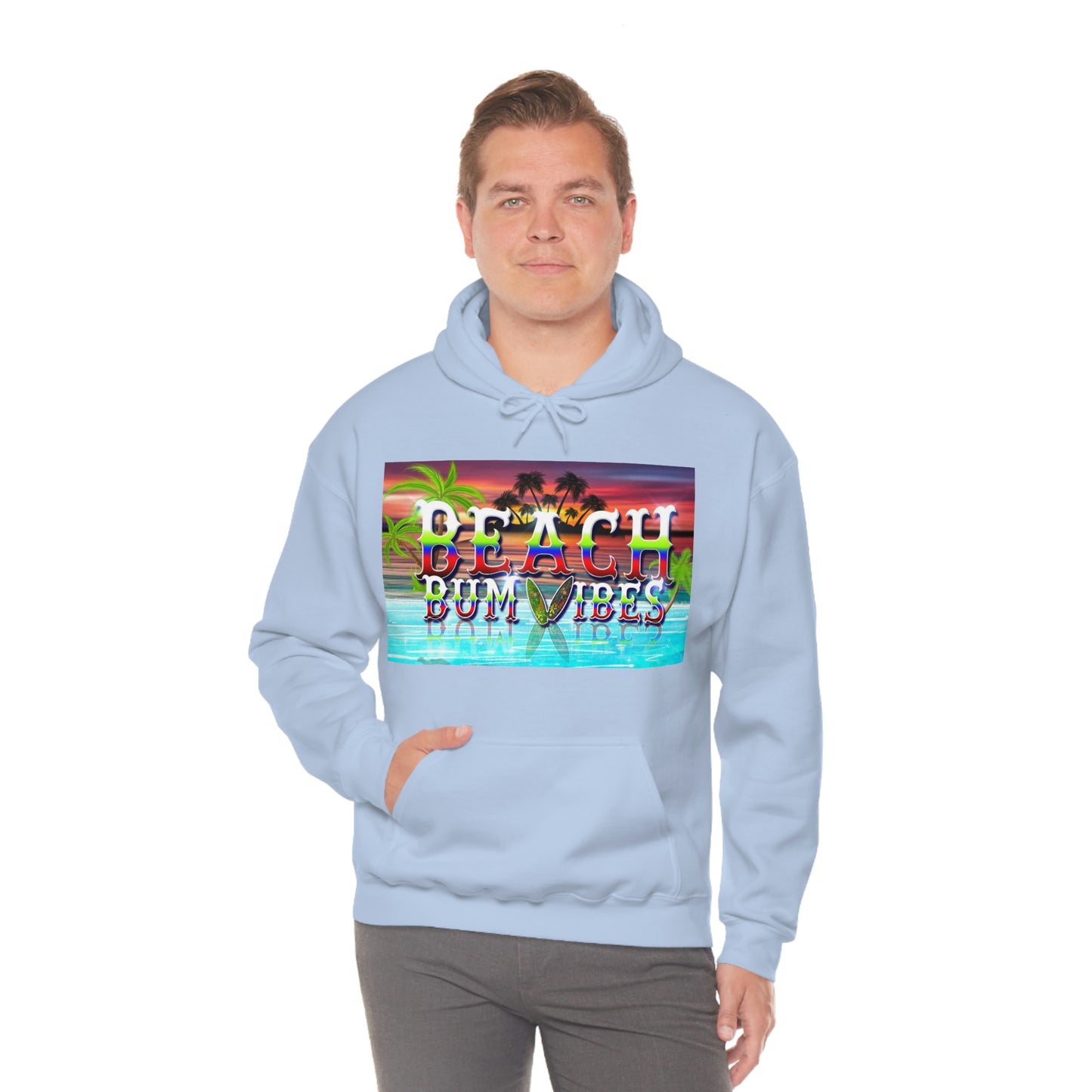 Unisex Heavy Blend™ Hooded Sweatshirt Beach Bum Vibes Edition