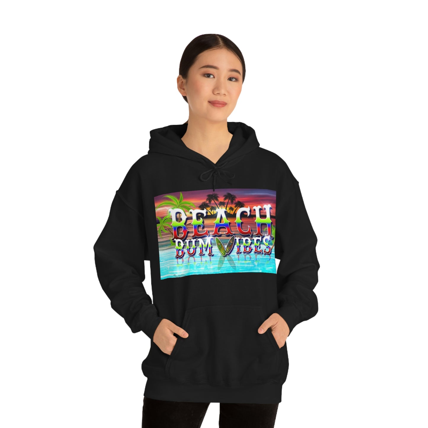 Unisex Heavy Blend™ Hooded Sweatshirt Beach Bum Vibes Edition