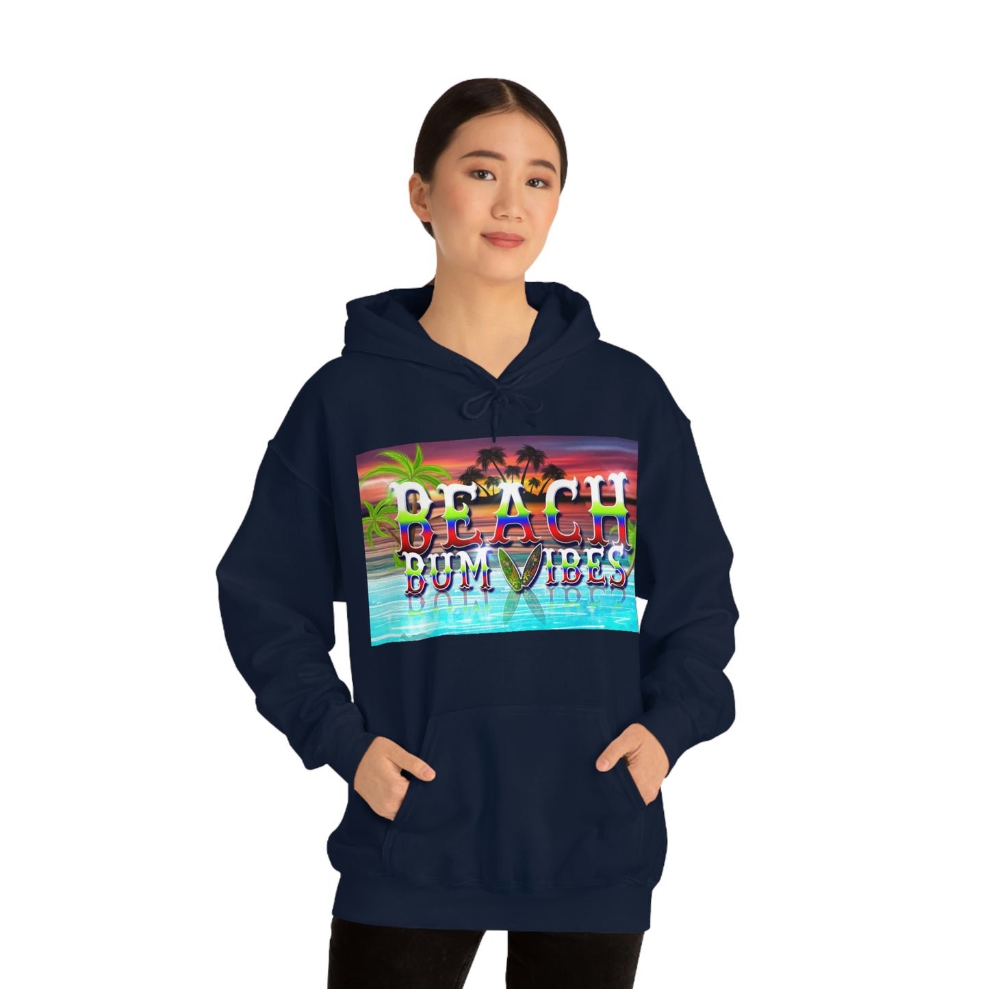 Unisex Heavy Blend™ Hooded Sweatshirt Beach Bum Vibes Edition