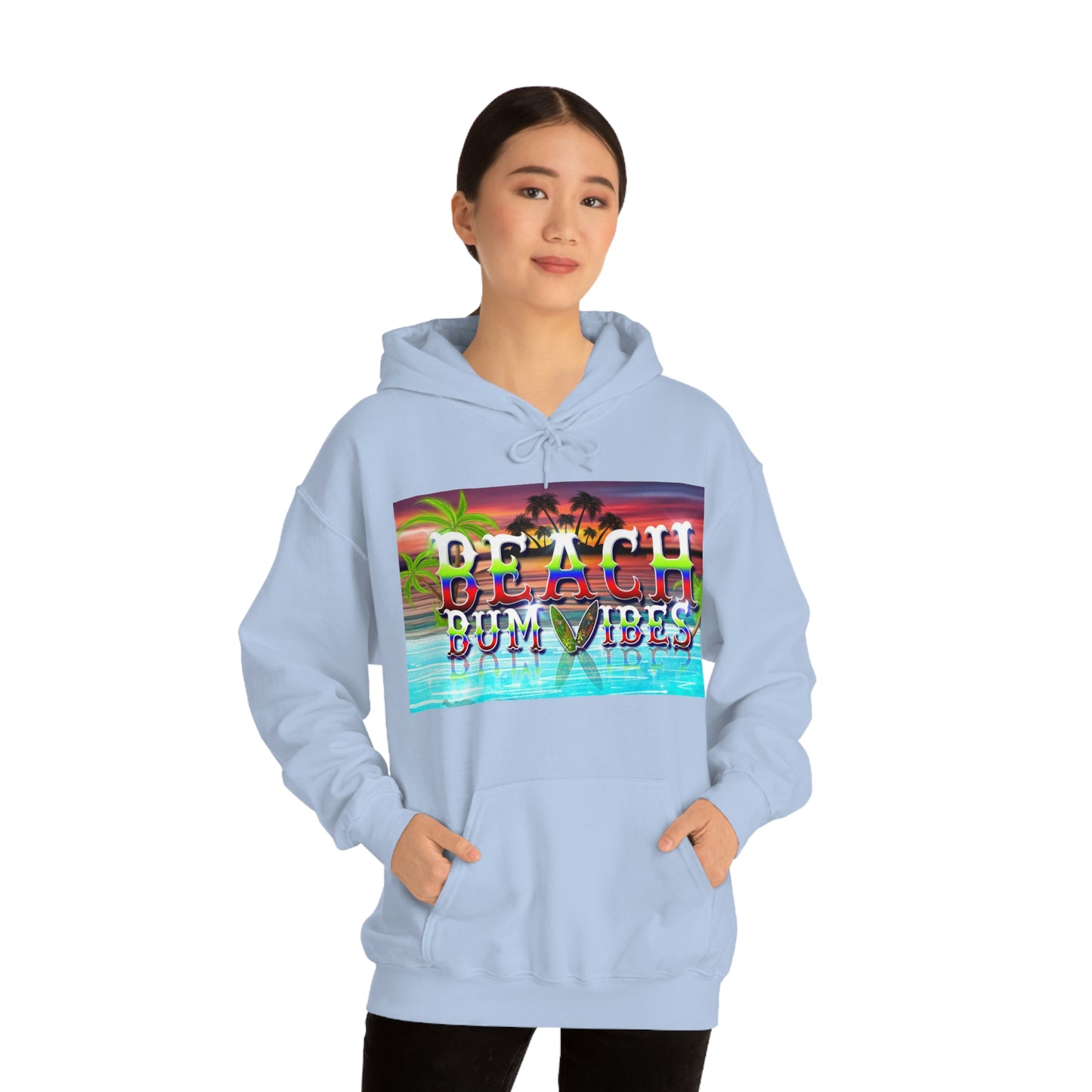 Unisex Heavy Blend™ Hooded Sweatshirt Beach Bum Vibes Edition
