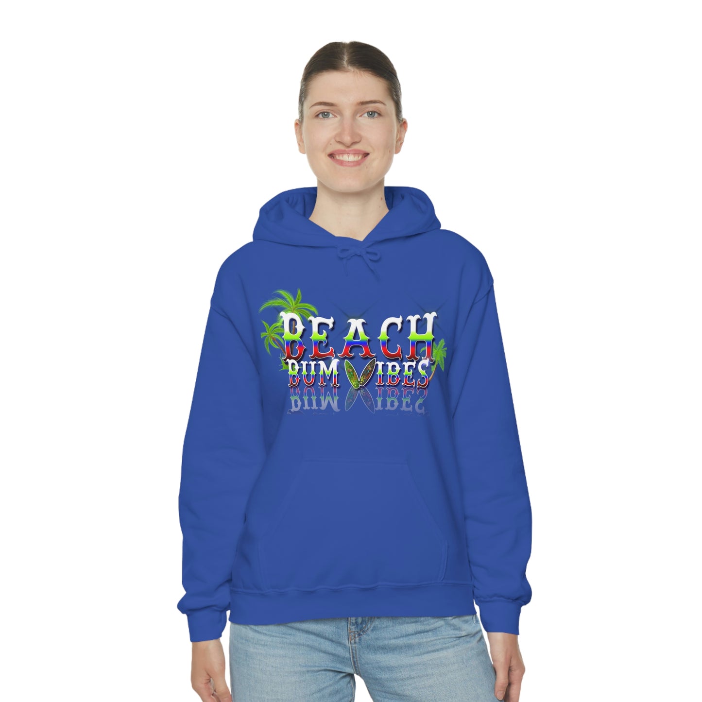 Unisex Heavy Blend™ Hooded Sweatshirt Beach Bum Vibes All Year Long