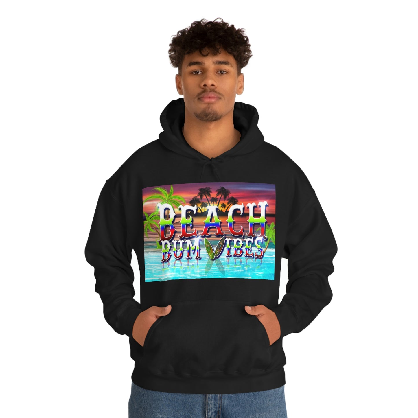 Unisex Heavy Blend™ Hooded Sweatshirt Beach Bum Vibes Edition
