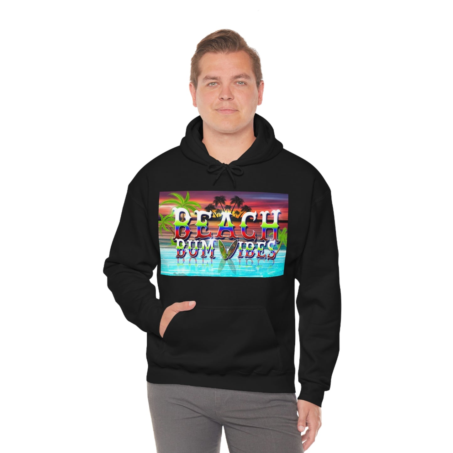 Unisex Heavy Blend™ Hooded Sweatshirt Beach Bum Vibes Edition