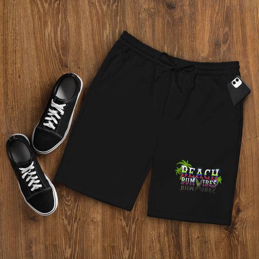 Beach Bum Vibes Men's fleece shorts