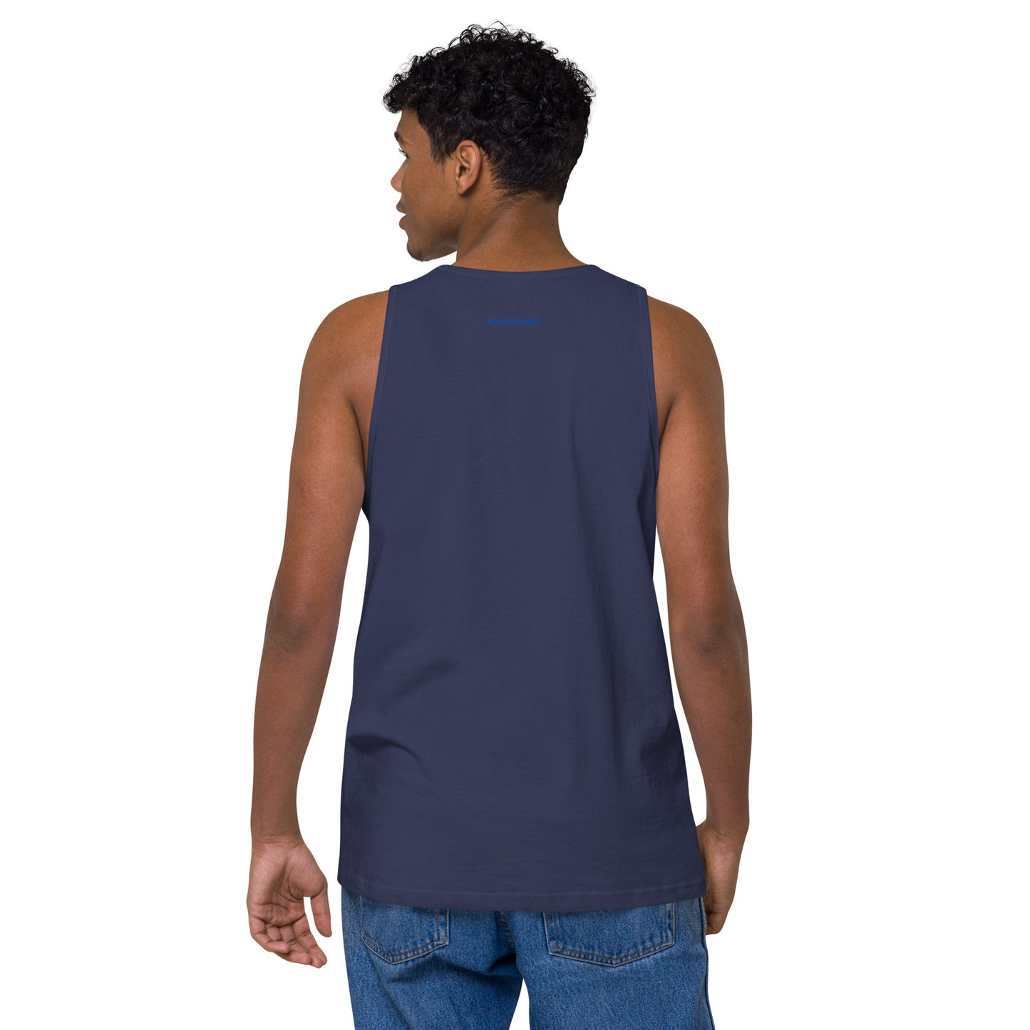 Beach Bum Vibes Men’s premium tank top