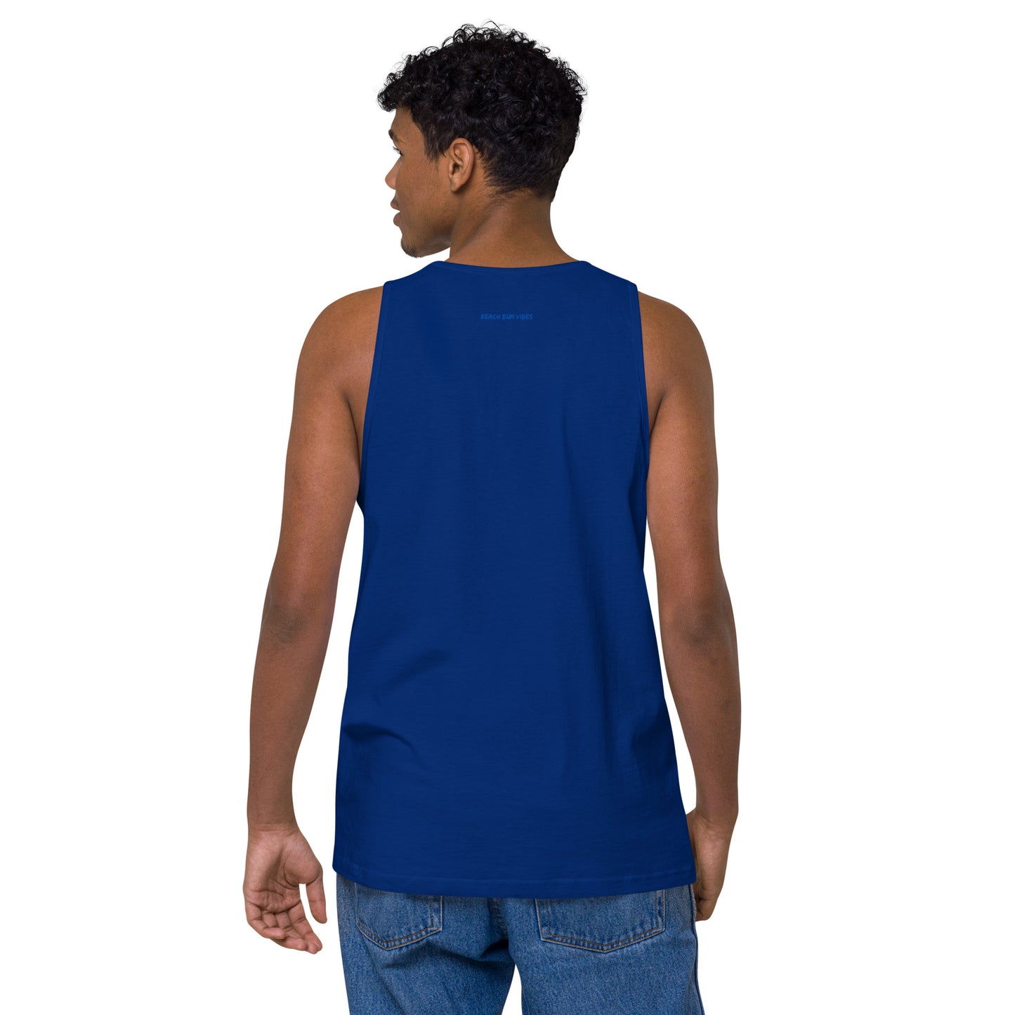 Beach Bum Vibes Men’s premium tank top