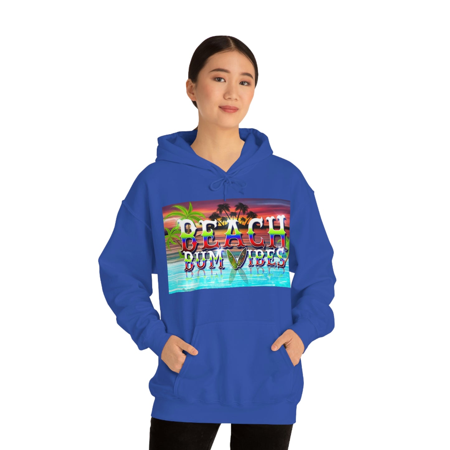 Unisex Heavy Blend™ Hooded Sweatshirt Beach Bum Vibes Edition